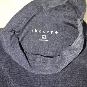 THEORY+ RIBBED DRESS P/S Black Bodycon